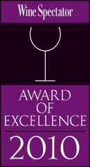 Wine Spectator Award of Excellence