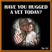 Have you hugged a vet today?